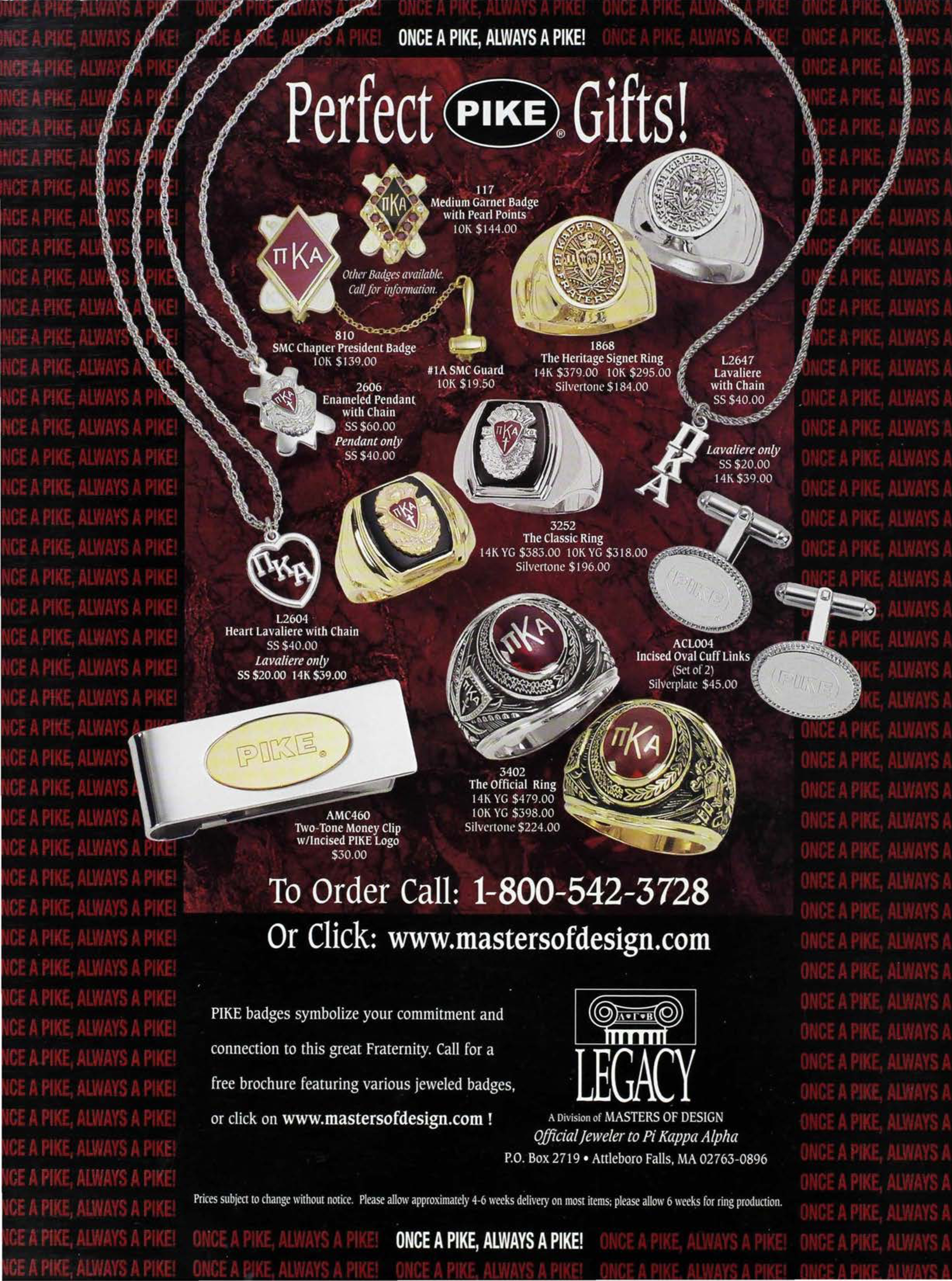Legacy Advertisement, Winter 2004